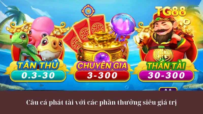 Câu cá phát tài với các phần thưởng siêu giá trị