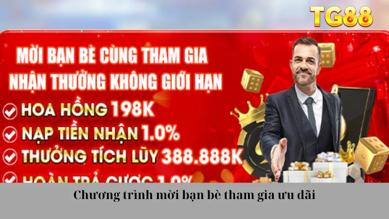 Chương trình mời bạn bè tham gia ưu đãi