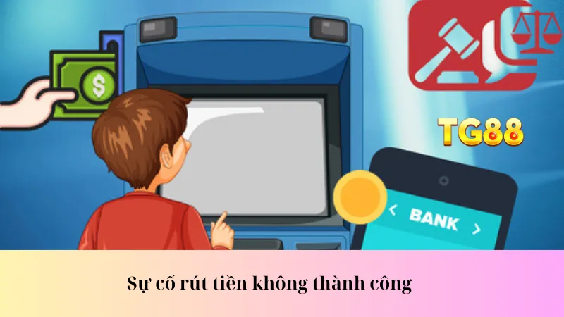 Sự cố rút tiền không thành công