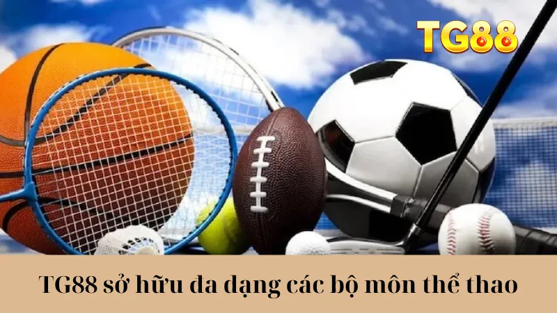 TG88 sở hữu đa dạng các bộ môn thể thao