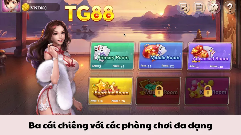 Ba cái chiêng với luật chơi thú vị