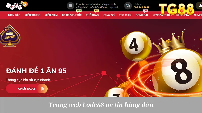 Trang web Lode88 uy tín hàng đầu